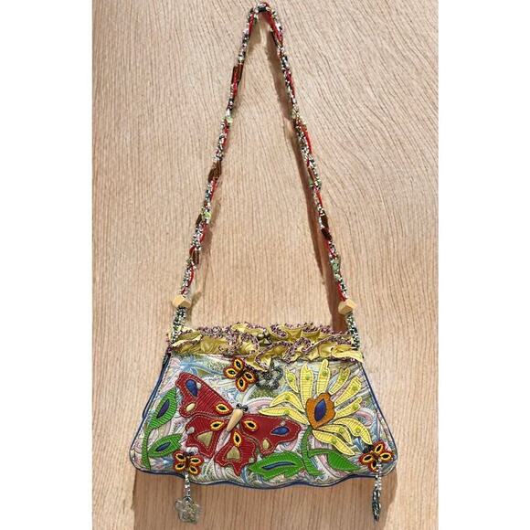 Vintage Mary Frances #954-44 "Damsel" Shoulder Bag - Picture 1 of 13